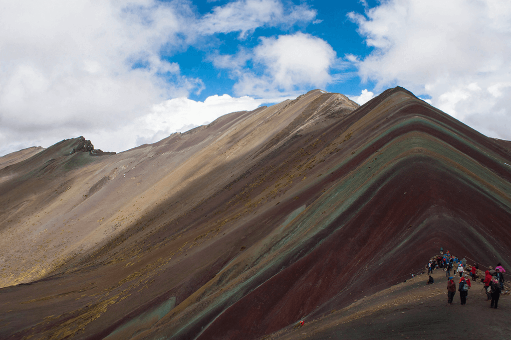 Vinicunca Moutaina Peru Rainbow Mountains, Kolorowe Góry